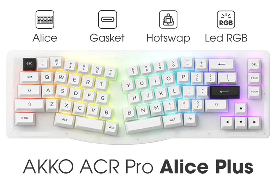 Bàn phím cơ AKKO ACR Pro Alice Plus