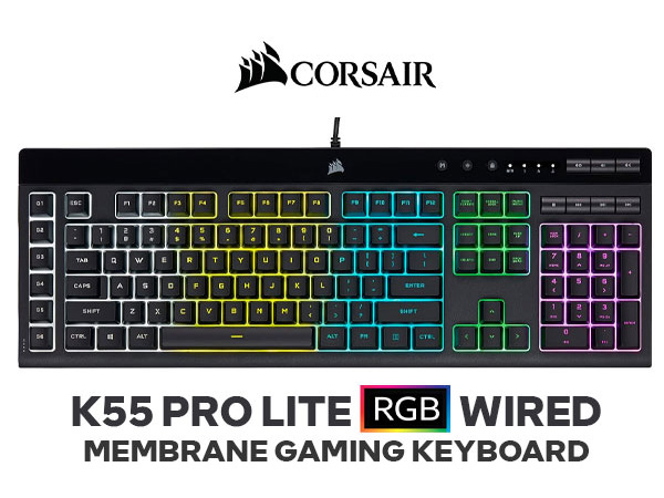 Bàn phím Corsair K55 RGB PRO LITE